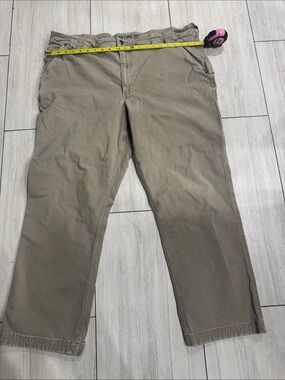 Duluth Trading Co Tan Straight-Leg Chinos